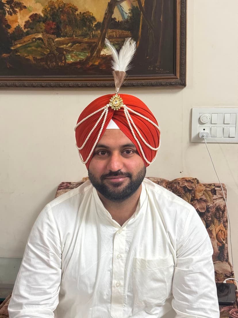 Patiala Shahi groom turban