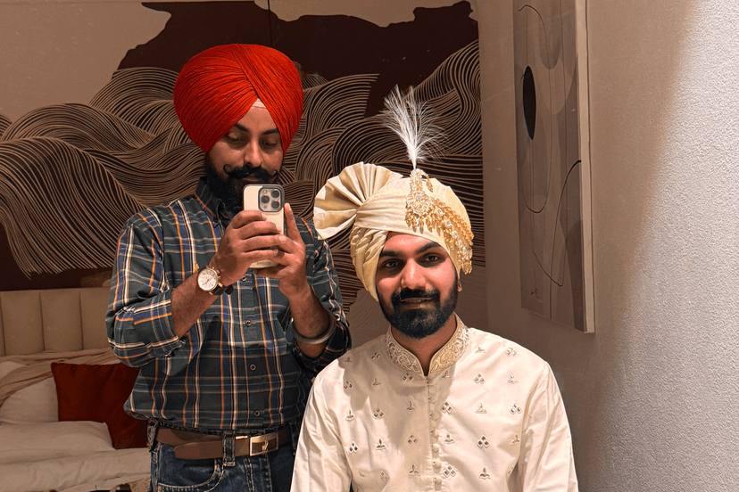 Wedding turban